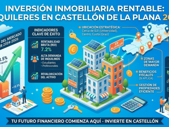 Invertir en compra de pisos para alquiler en castellon de la plana